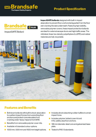 ImpactSAFE Heavy Duty Bollard - Brandsafe Spec Sheet