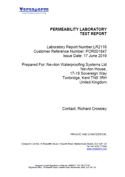 Watstop Gas Testing Certificate