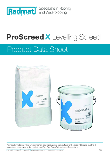 ProScreed X Filler - PDS