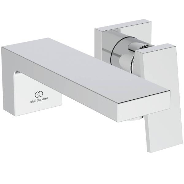 Ideal Standard Extra Single Lever Wall Mounted Basin Mixer, 180mm Spout