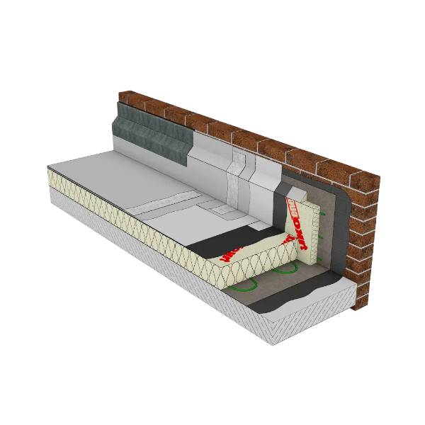 Single Component Cold Applied Liquid System for Inverted Roofs - IKO hybritech 1K PU - Waterproofing system