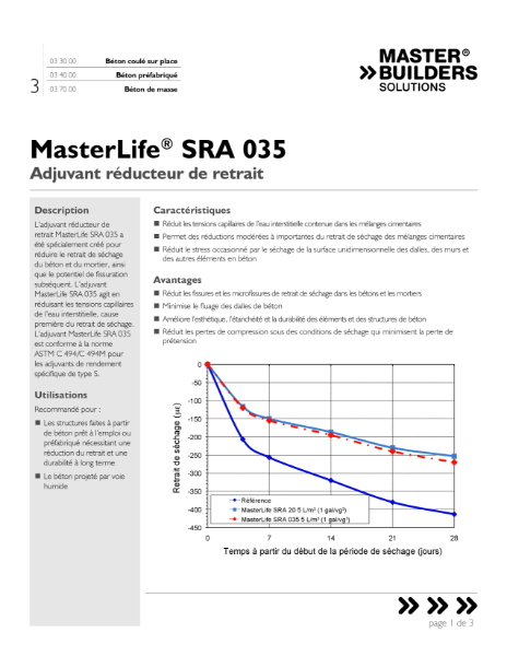 masterlife-sra-035-tds-french