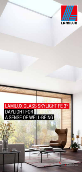 Glass Skylight FE 3°