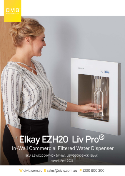 Elkay® EZH2O® LivPro In-Wall Commercial Filtered Water Dispenser