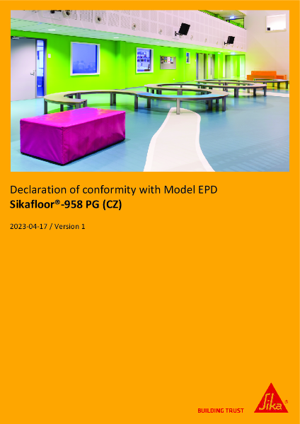 EPD - Sikafloor 958 PG (CZ)