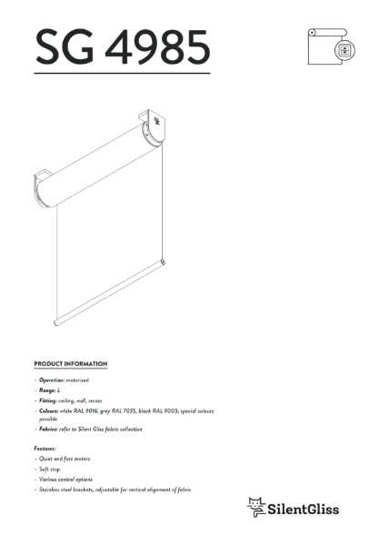 SG 4985 - Data Sheet