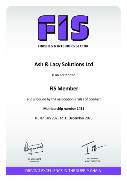 FIS Accredited Membership Certificate - SFS