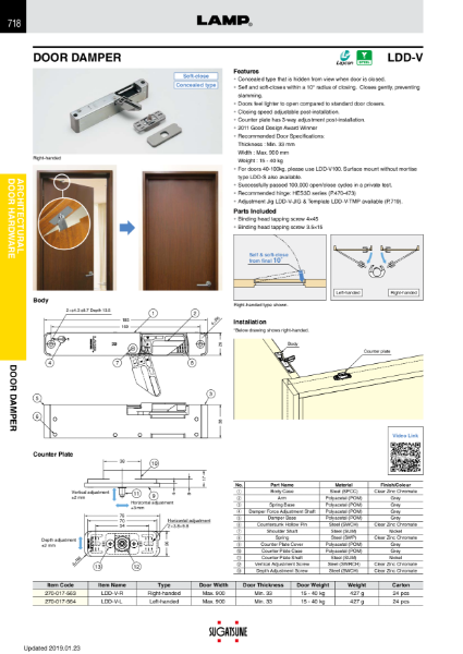 LDD-V Catalogue Page