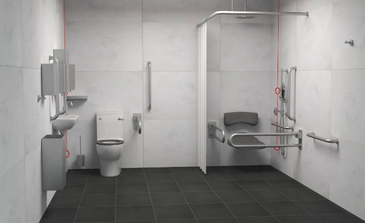 BC5085-CCFC Flanged Combined Doc M  Set – Close Coupled Toilet