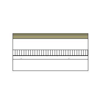 Ground bearing floor with timber boards, battens, concrete slab and rigid board insulation