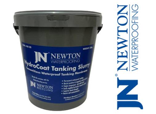 Newton HydroCoat Tanking Slurry - BBA Type A Cementitious Waterproof Coating and Tanking Membrane - Cementitious Waterproof Coating