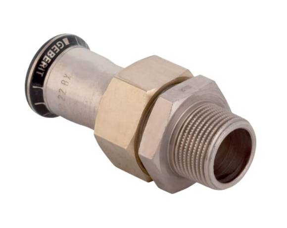 Geberit Mapress CuNiFe Adaptor Union With Male Thread