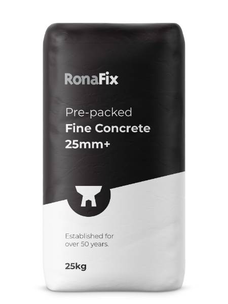 Ronafix Pre-packed Fine Concrete 25mm+