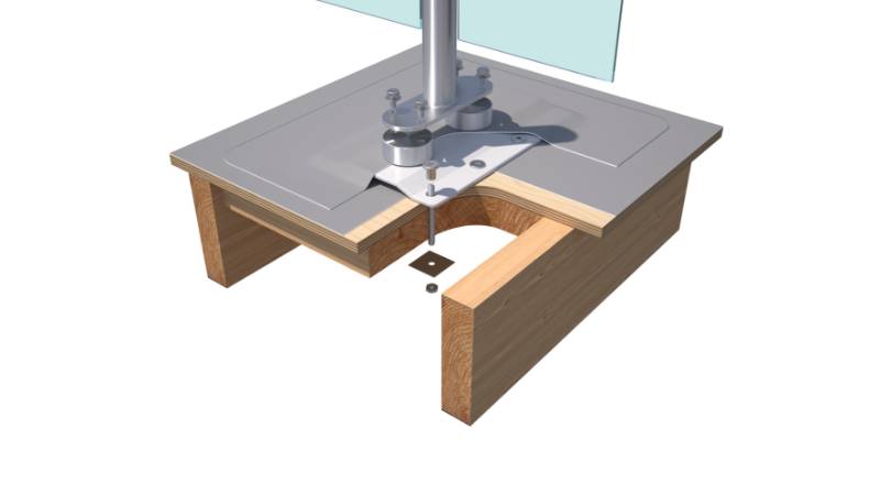 ROOFTRAK®  IFP-BC | Balustrade Fixing Point - Roof Balustrade Fixing Point System