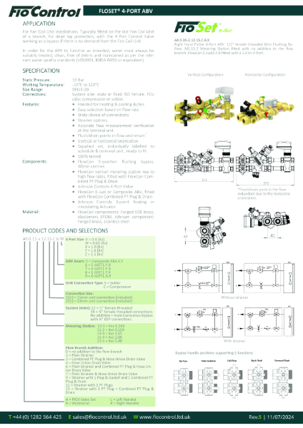 FloSet 4-Port ABV