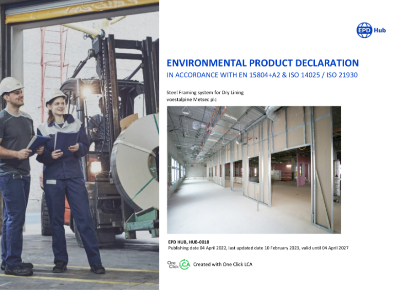 Environmental Product Declaration EPD - Drylining