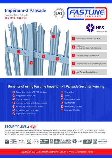 Imperium-2 Palisade – Product Data Sheet