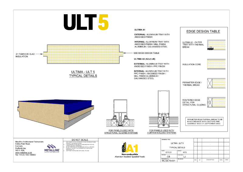 ULTIMA ULT-5 Technical Drawing