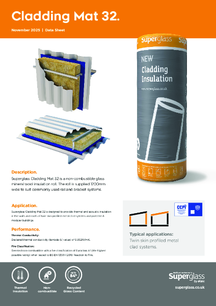 Superglass Cladding Mat 32 - Datasheet