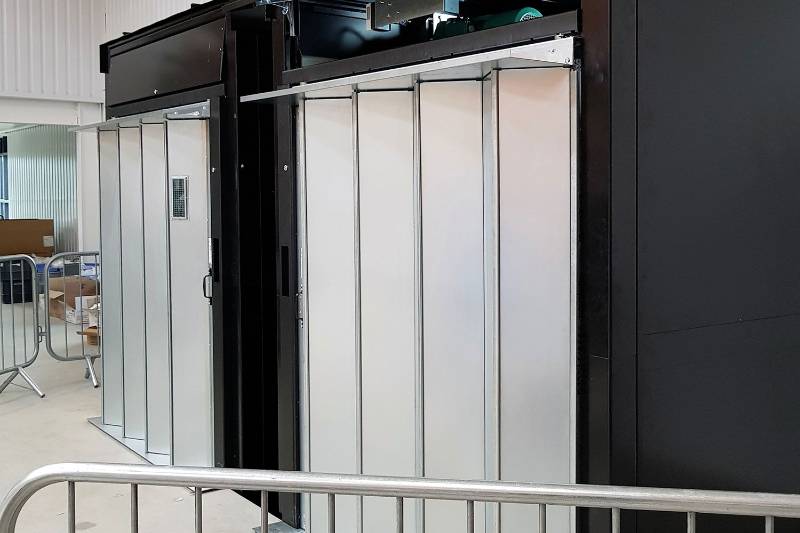 GLE Rhino Goods Lift - Double Goods Lifts Project in Cambridge