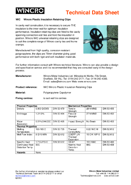 WIC-Plastic-Insulation-Retaining-Clip-Datasheet-(EX-9-0)