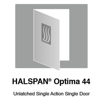 HALSPAN® Optima 44 mm Internal Fire Rated Door Blank - Unlatched Single Acting Single Doors