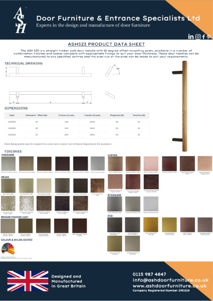 ASH523 Product Data Sheet