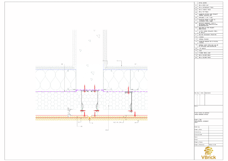 VBrick - VERTICAL MOVEMENT JOINT