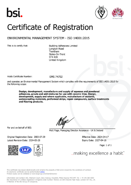 Environmental management System - ISO 14001