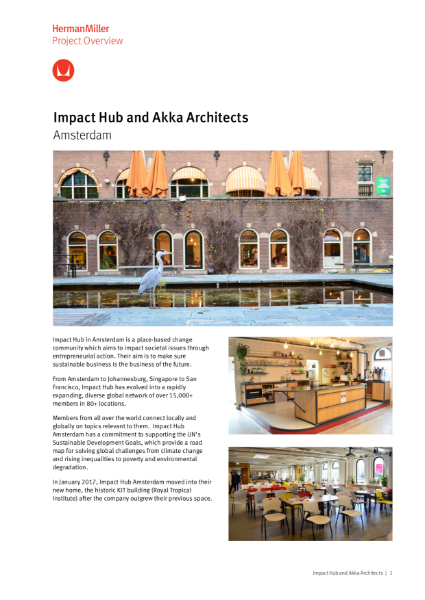 Case Study - Impact Hub - Herman Miller