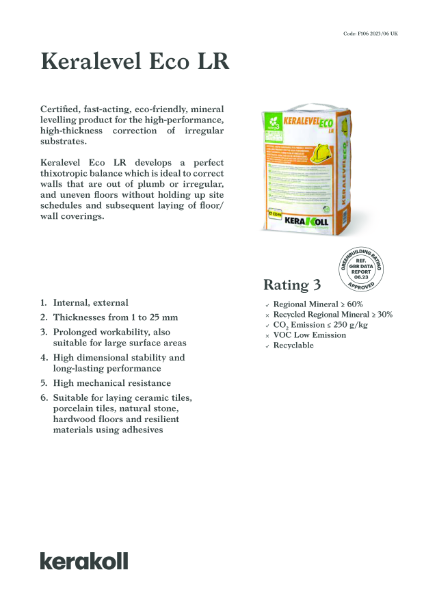 Keralevel Eco LR - TDS