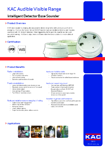 WSO and BSO base spec-Intelligent-Detector-Base-Sounder