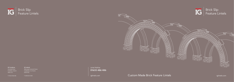 IG Brick Slip Feature Lintels