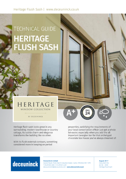 03. Heritage 2800 Flush Casement Window Datasheet