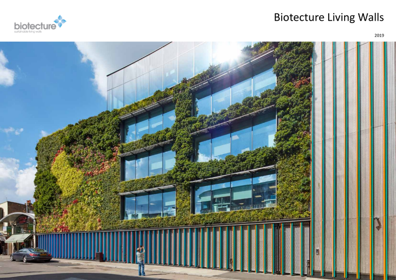Biotecture - External Living Walls product introduction