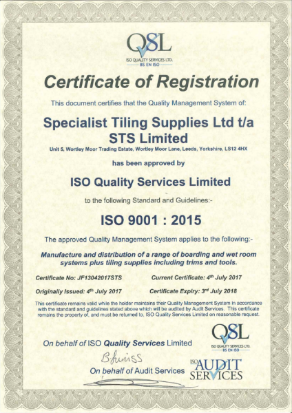 ISO 9001:2015 Certificate