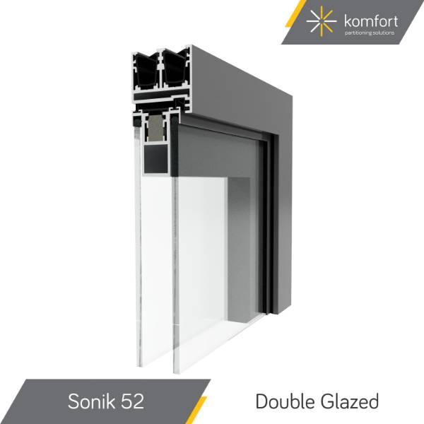 Komfort | Sonik 52 | Double Glazed 44 mm Aluminium Doorsets