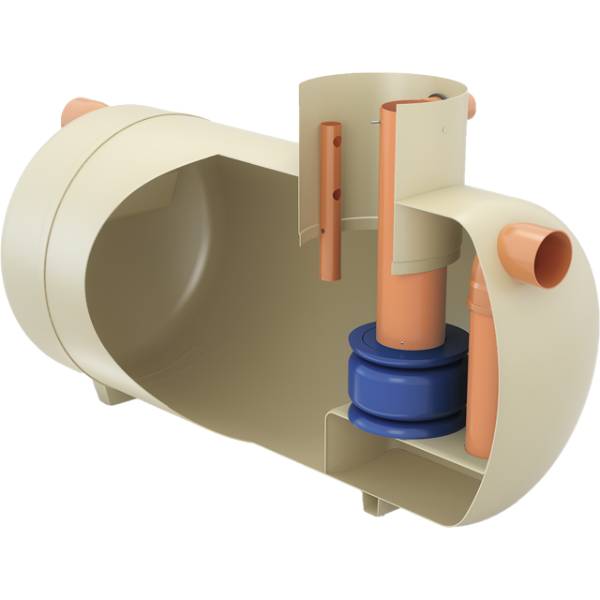 Klargester AquaOil Full Retention MDPE & Full retention GRP Separator  - Fuel and Oil Separator