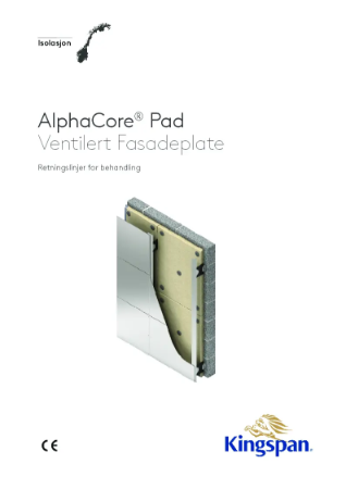 AlphaCore Pad - Isoleringsskiva | Kingspan Insulation AB | Lattira Source