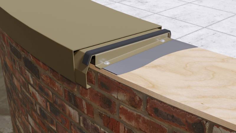 Metal capping and coping units