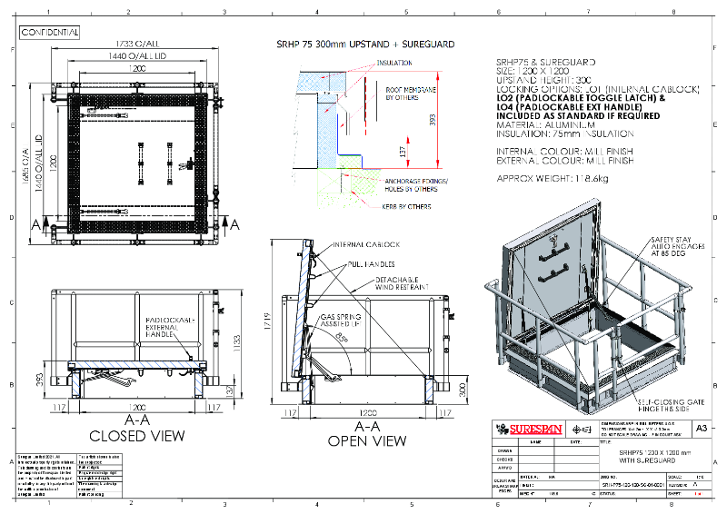 SRHP75 1200 X 1200 SG