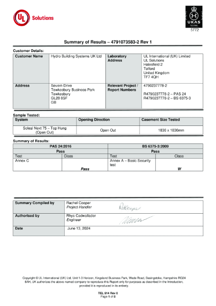 Soleal Next PAS24