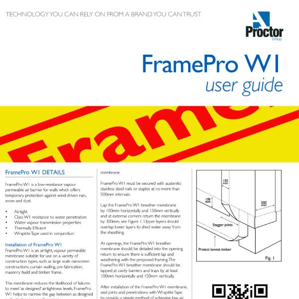 FramePro-W1 Installation Guide