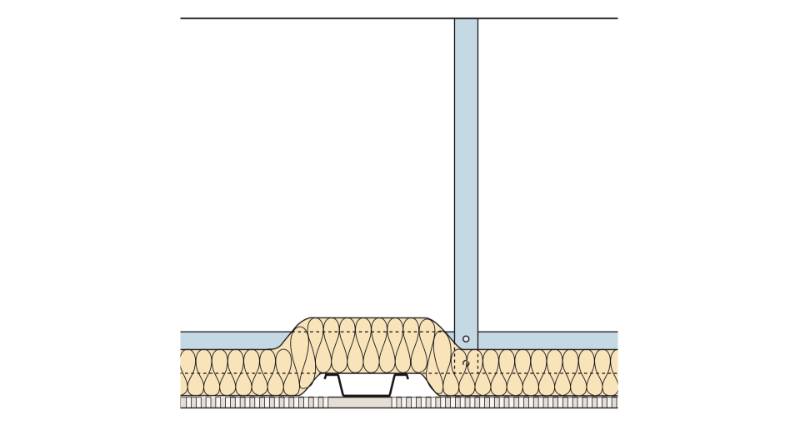 Siniat Suspended Acoustic Absorption MF Ceiling MF(1200.1200.600)-12C10no8-75G(612)