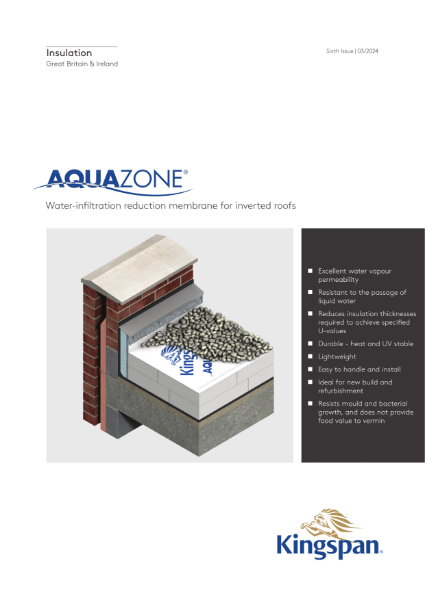 Aquazone Membrane for Inverted Roofs - 03/24