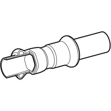 Geberit Mapress Stainless Steel pressed joint, longitudinal section - Stainless Steel Fitting