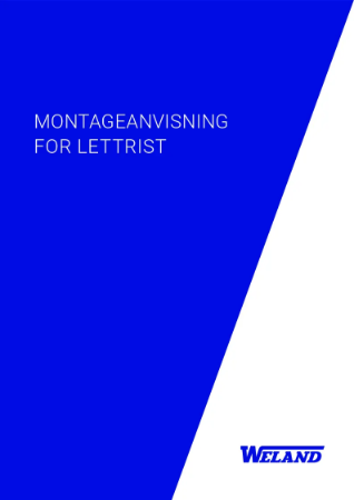 Montageanvisning - Lettrist - Weland AB
