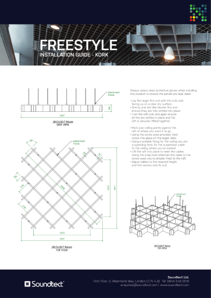 Kork 1800 x 1800 installation guide