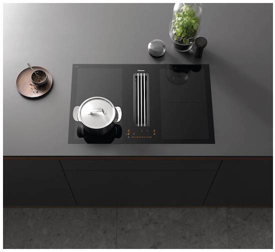 2in1 Induction hob with downdraft extractor KMDA 7476 FL Miele GB