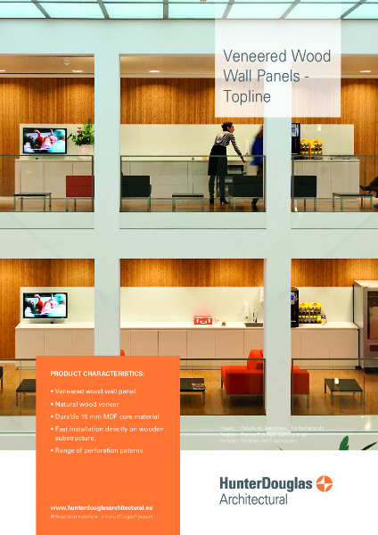 Derako® Veneered Wood Tile & Panel Walls - Topline